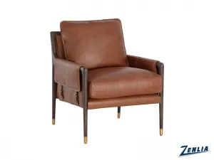 Maut Lounge Chair - Tobacco Leather