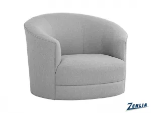 Grimal Swivel Armchair - Dove