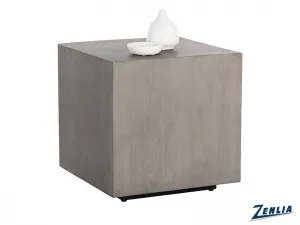 Frez End Table - Grey