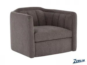 Birri Swivel Armchair - Brown