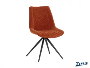 Frey Swivel Dining Chair - Rust