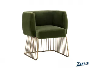 Gal Dining Armchair - Green