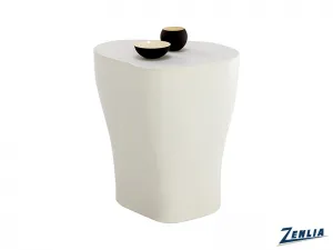 Dal White End Table - Large