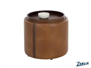Bor Storage Ottoman - Tan
