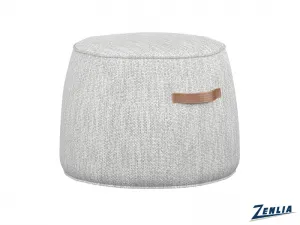 Mitch Ottoman - Grey Cotton