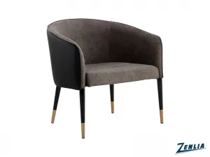 Ash Lounge Chair - Dark Grey