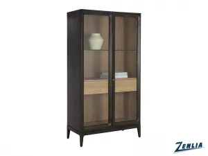 Cecil Display Cabinet - Dark Brown