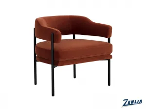Lo Lounge Chair - Rust