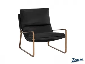 Zanc Lounge Chair - Black