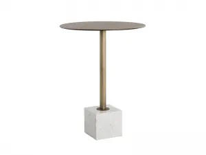 Kat Counter Table - White Marble