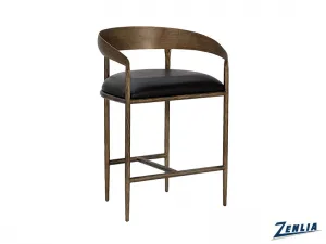 Zana Counter Stool - Charcoal