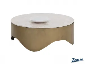 Guineve Coffee Table - Brass
