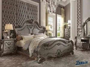 Versa King Bed - Antique Platinum