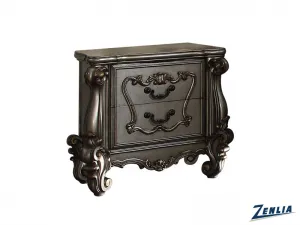 Versa Nightstand - Antique Platinum