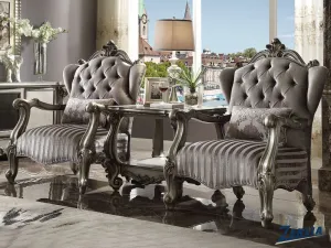 Versa Accent Chair - Antique Platinum