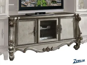 Versa TV Stand - Antique Platinum