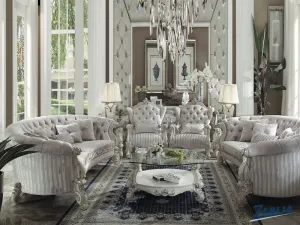 Versa Curved Sofa - Bone White