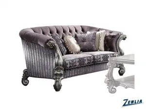 Versa Straight Loveseat - Antique Platinum
