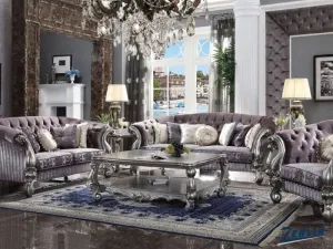 Versa Straight Sofa- Antique Platinum
