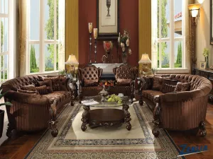Versa Curved Sofa - Cherry Oak