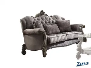 Versa Hump Back Loveseat - Antique Platinum