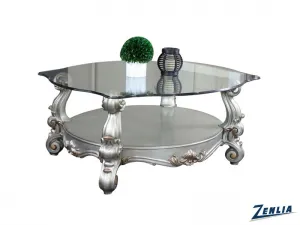 Versa Small Coffee Table - Antique Platinum