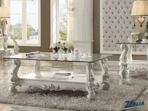 Versa Medium Coffee Table - Bone White