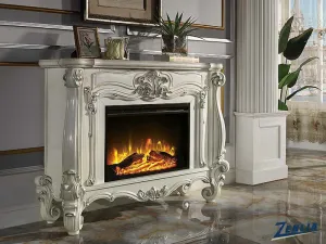 Versa Fireplace - Bone White
