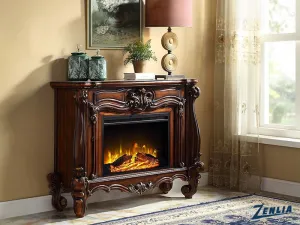 Versa Fireplace - Cherry Oak