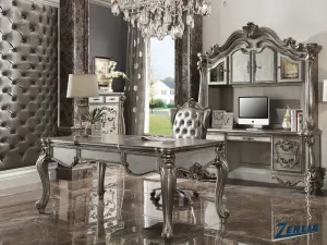 Versa Executive Desk - Antique Platinum