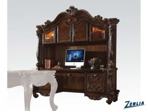 Versa Desk With Hutch - Cherry Oak