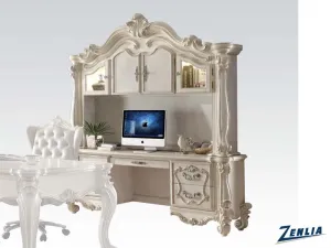 Versa Desk With Hutch - Bone White