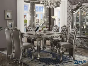 Versa Counter Height Dining Table - Antique Platinum