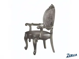 Versa Oval Armchair - Antique Platinum