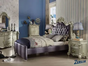 Vendo II Queen Bed - Champagne