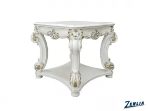 Vendo End Table - Antique Pearl