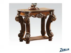Vendo End Table W/Shelf - Cherry