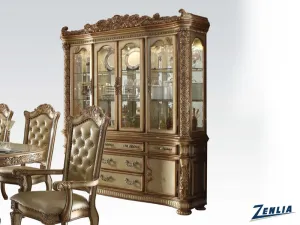Vendo Hutch & Buffet - Gold Patina