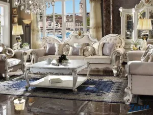 Picar Large Sofa - Antique Pearl