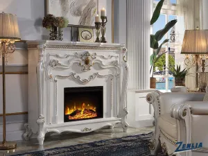 Picar Fireplace - Antique Pearl