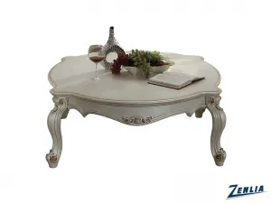Picar Square Coffee Table - Antique Pearl