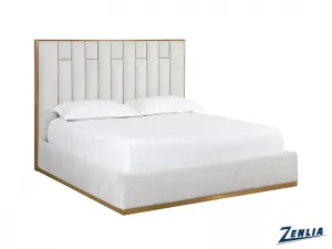 Nem King Size Upholstered Bed - Barley