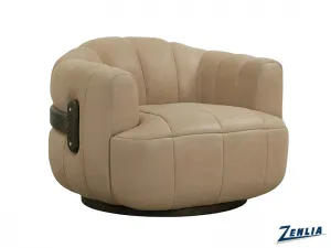 Tade Swivel Lounge Chair - Sand
