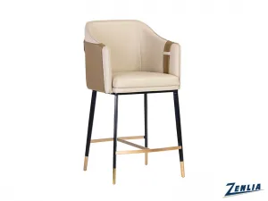 Cart Counter Stool - Beige