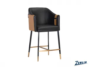 Cart Counter Stool - Black