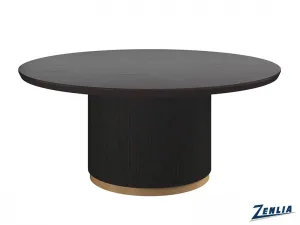 Kal Round Dining Table - Charcoal