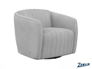 Garri Swivel Lounge Chair - Grey
