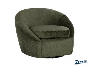 Bli Swivel Lounge Chair - Olive