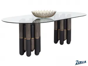Yan Dining Table - Dark Brown