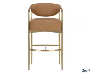 Helo Bar Stool-Cognac